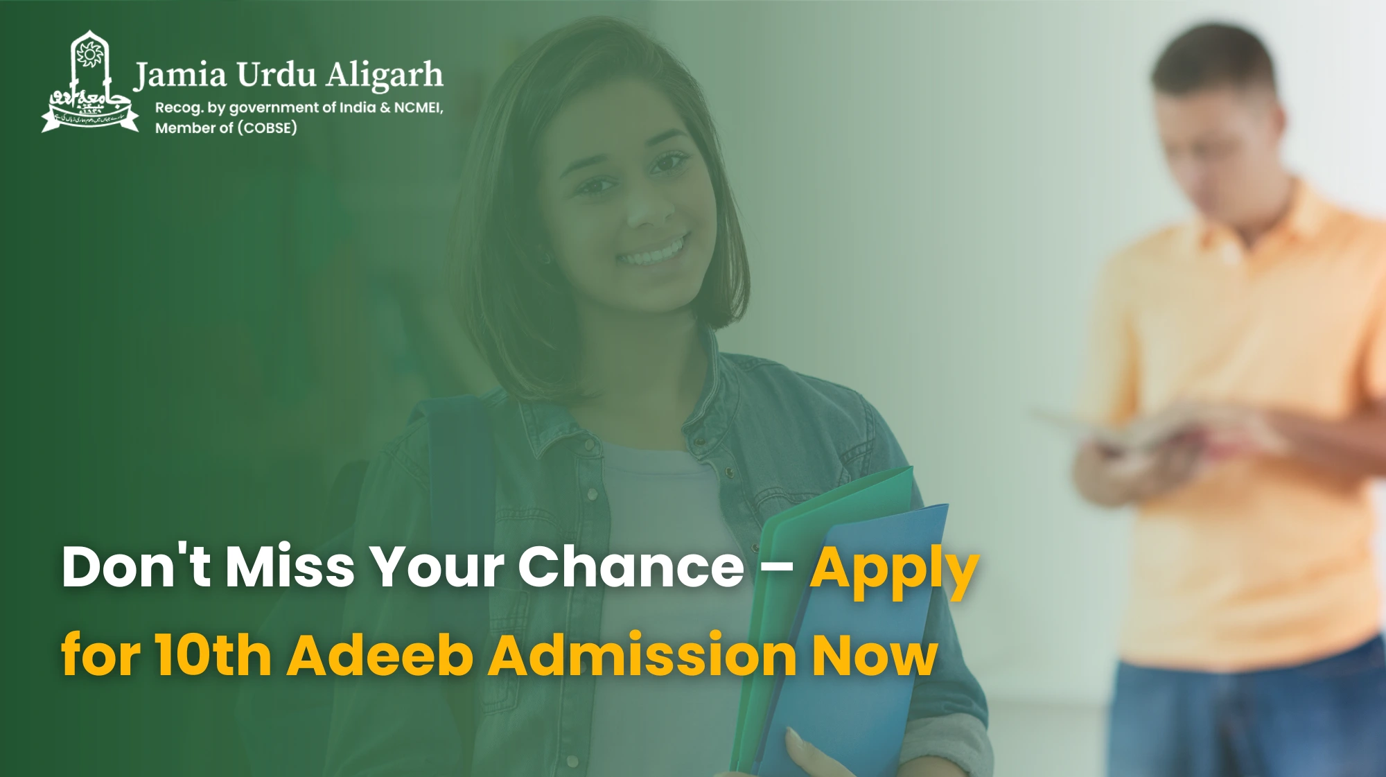 Don't Miss Your Chance – Apply for 10th Adeeb Admission Now