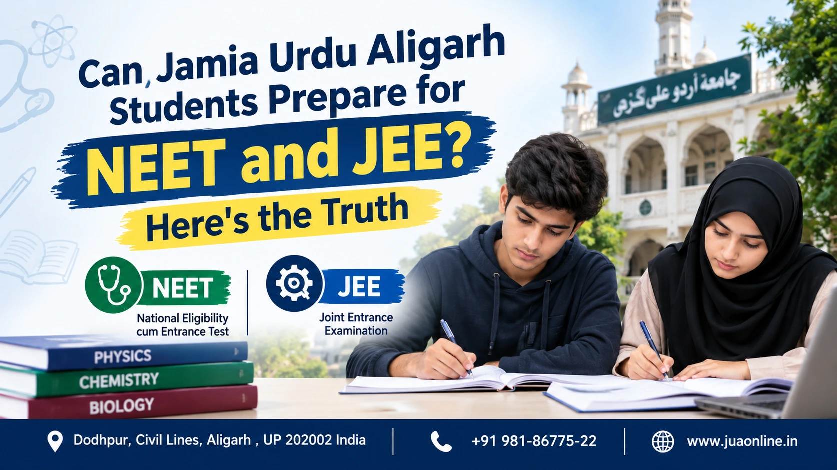 Can Jamia Urdu Aligarh Students Prepare for NEET & JEE? Truth Explained